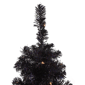 Northlight 4in. Pre-Lit Slim Artificial Tinsel Halloween Tree - image 4