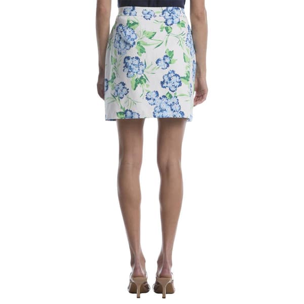 Petite Rafaella® Pom Pom Floral Horse Bit Belted Skort
