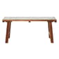 9th & Pike® Brown Mahogany Industrial Bench - image 5