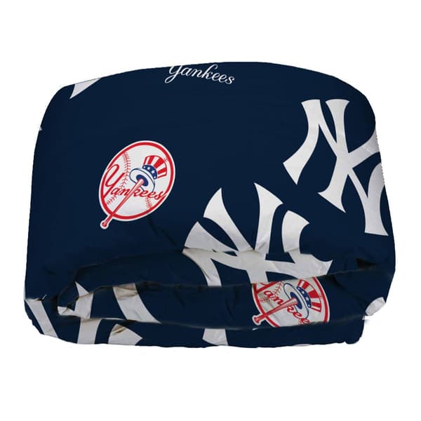 MLB NY Yankees Rotary Bed In A Bag Set