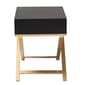 Baxton Studio Lilibet Glam & Luxe Wood 1-Drawer End Table - image 5