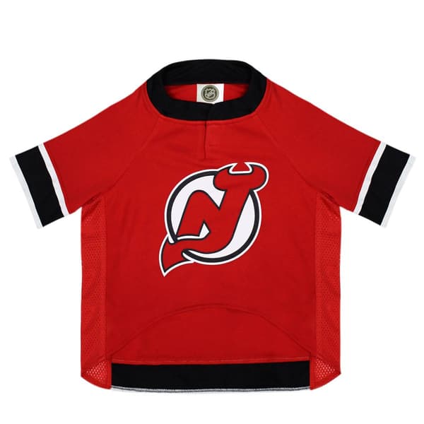 NHL New Jersey Devils Mesh Pet Jersey - image 