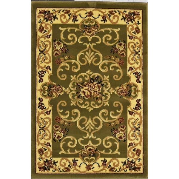 Rugs America&#40;tm&#41; New Vision Souvanerie Rectangle Rug-Olive