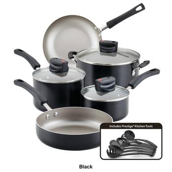 Farberware Style Nonstick Cookware Saute Pan with Lid, 3 Quart