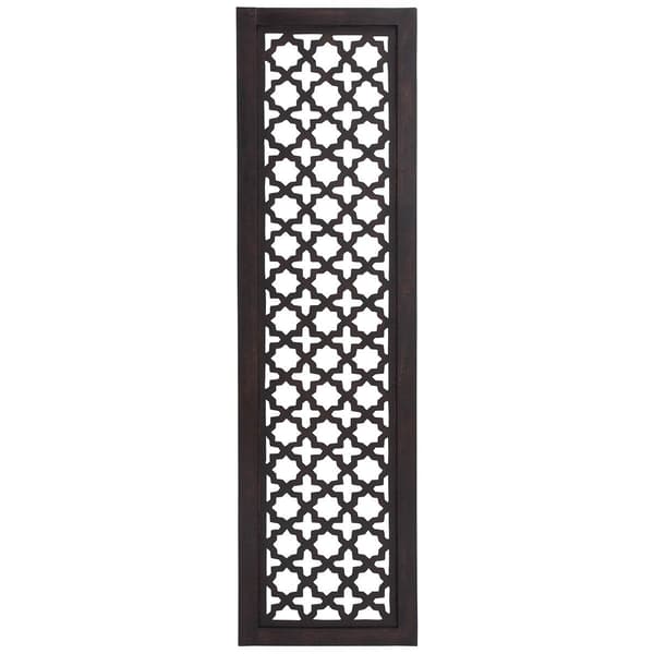 9th & Pike(R) Black Traditional Ornamental Wood Wall Decor - image 