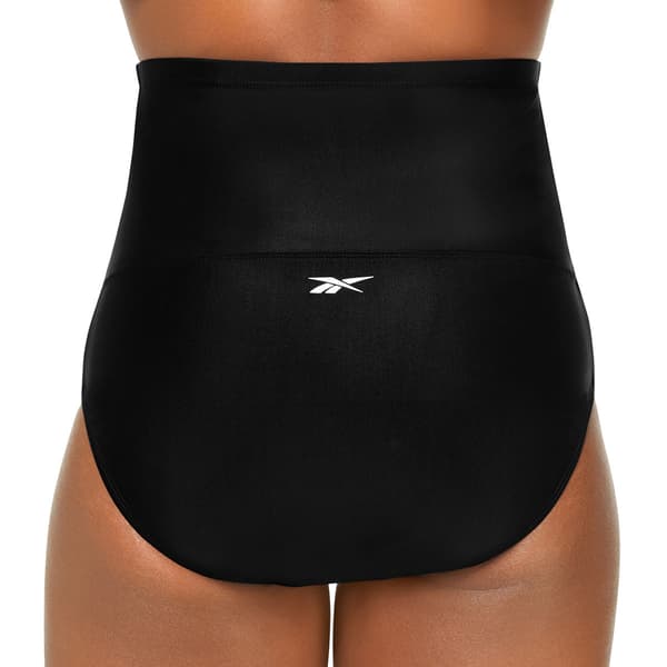 Womens Reebok High Waisted Solid Control Swim Bottoms
