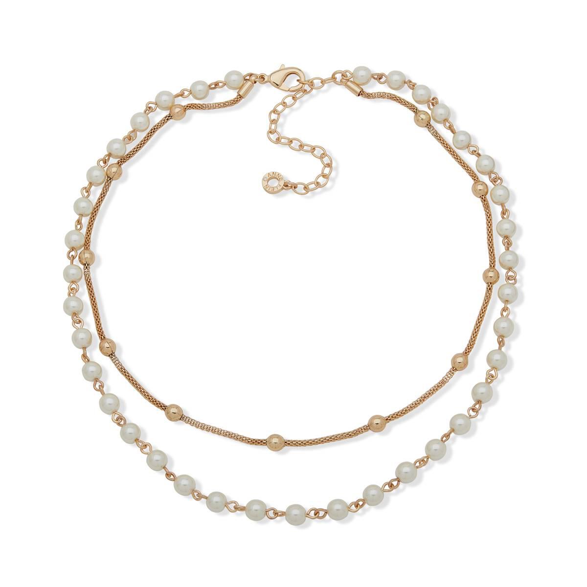 Anne Klein Da Vinci Pearl Multi-Row Convertible Necklace,New Products : American Fashion Style Bags On Sale