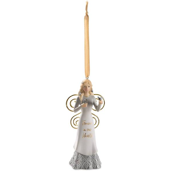 Pavilion Angel Holding Butterfly Ornament