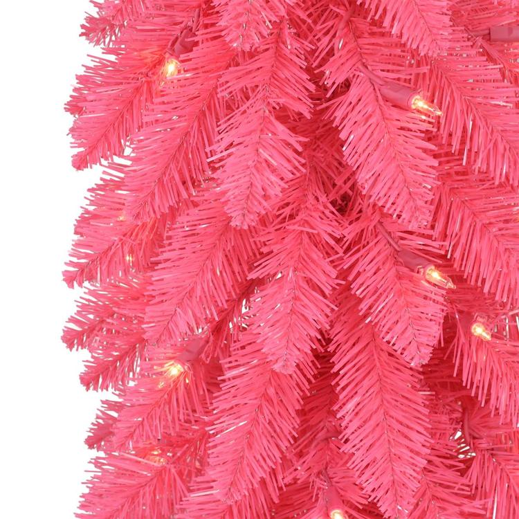 Puleo International 6ft. Pre-Lit Artificial Alpine Christmas Tree