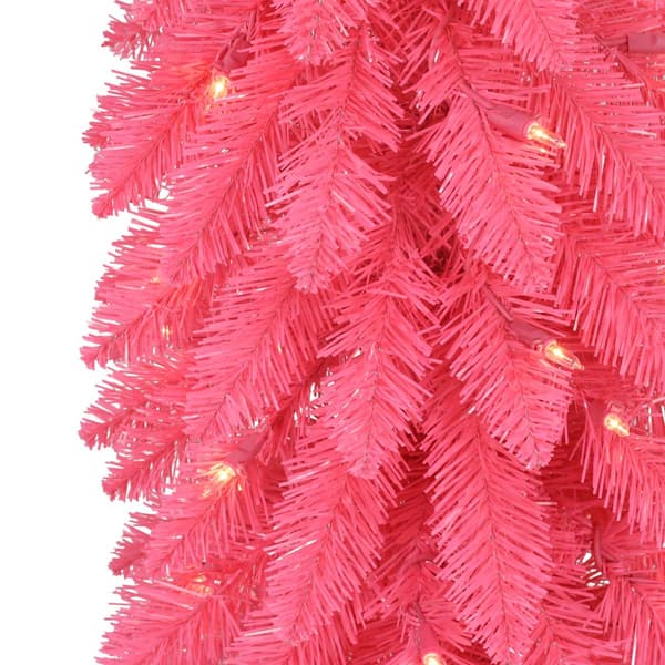 Puleo International 6ft. Pre-Lit Artificial Alpine Christmas Tree