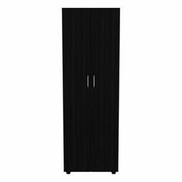 FM FURNITURE Glasglow Black Armoire