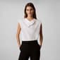 Womens Calvin Klein Sleeveless Mock Neck Solid Blouse - image 1
