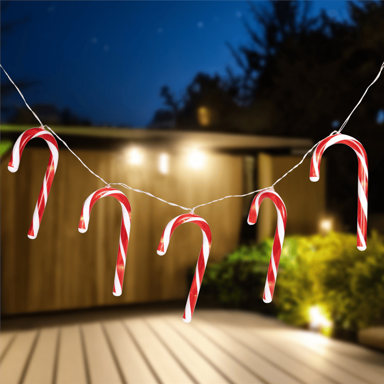 Northlight 4.5ft. Candy Cane Christmas Light Set