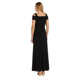 Petite R&M Richards Nightway Full Length Evening Gown with Slit