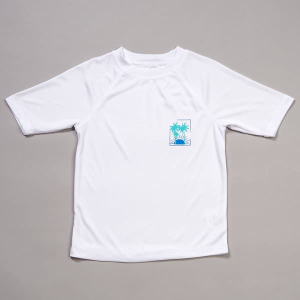 Boys (8-20) SURFZONE(R) Bright Palms Rash Guard - image 