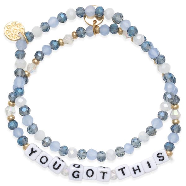 Beautiful Blessings You Got This Tonal Blue Stretch Bracelet Set - image 
