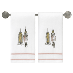 Nicole Miller City Girl 2pk. Hand Towels