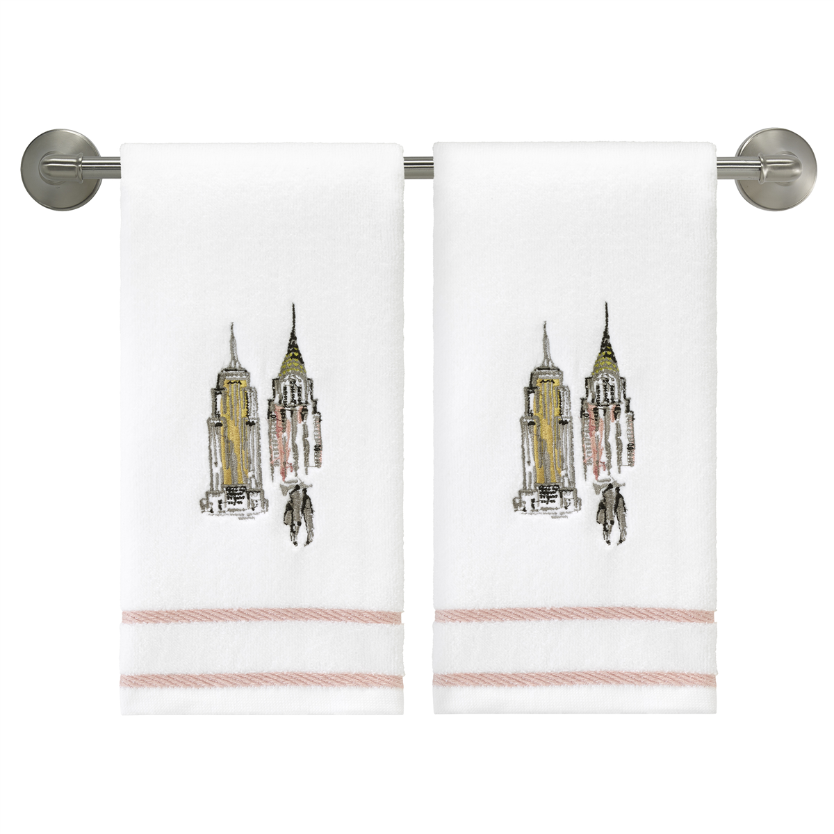 Nicole Miller City Girl 2pk. Hand Towels