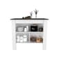 FM FURNITURE Brooklyn Onyx Top Kitchen Island - image 4