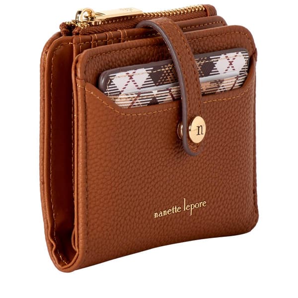 Womens Nanette Lepore Leza Bi-Fold Wallet - Nutshell