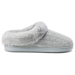Womens Dearfoams® Rib Knit Clog Slippers