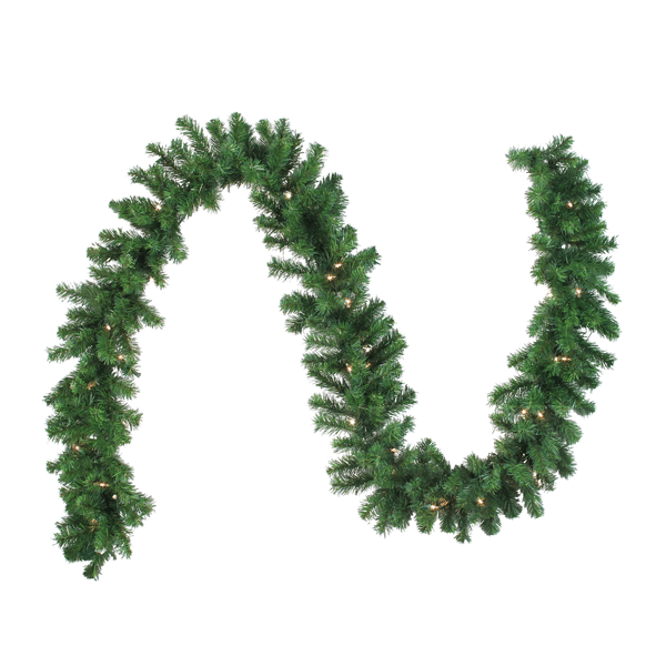 Northlight Pre-Lit Oak Creek Pine Artificial Garland