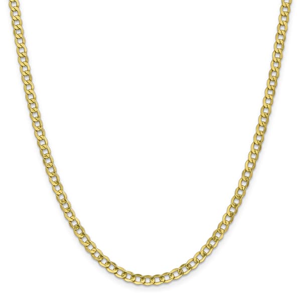Unisex Gold Classics&#40;tm&#41; 10kt. Gold 4.3mm 16in. Chain Necklace