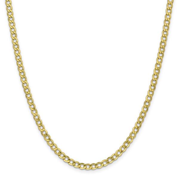 Unisex Gold Classics&#40;tm&#41; 10kt. Gold 4.3mm 16in. Chain Necklace - image 