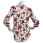 Juniors A. Byer Floral Print Portofino Blouse - image 3