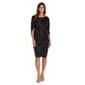 Womens R&amp;M Richards Cocktail Dress w/Draped Sleeves - image 1