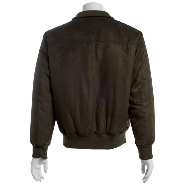 Mens Weatherproof Microsued Jacket w/Stand Up Collar
