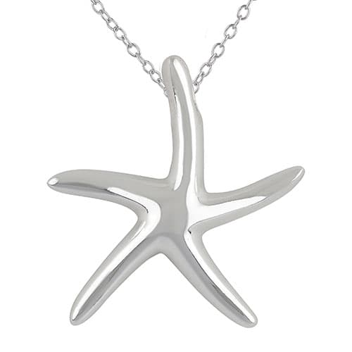 Sterling Silver Starfish Necklace