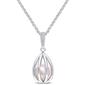 Gemstone Classics&#40;tm&#41; Pearl & Diamond Accent Necklace - image 1