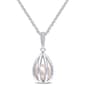 Gemstone Classics(tm) Pearl & Diamond Accent Necklace - image 1
