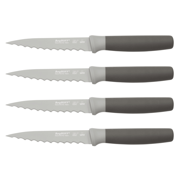 BergHOFF Leo 12pc. Stainless Steel 4.5in. Serrated Steak Knives
