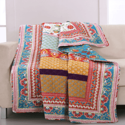 Greenland Home Fashions™ Thalia Reversible Quilted Throw Blanket