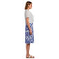 Petite Perceptions Short Sleeve Leaf Drape Jacket Dress - image 4