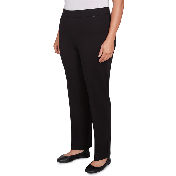 Plus Size Skye’s the Limit Essentials Pull On Straight Leg Pants
