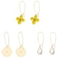 Ashley Cooper(tm) Gold-Tone Yellow Flower Trio Earring Set - image 1