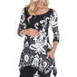 Womens White Mark Ganette Paisley Floral Tunic Maternity Top - image 5