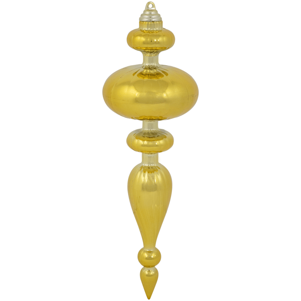 Northlight 4ct. Gold 2-Finish Christmas Shatterproof Ornaments