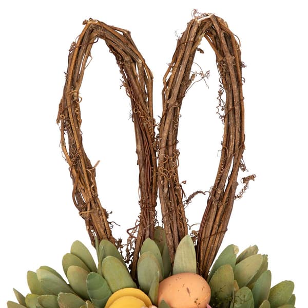 Northlight Seasonal Twig Bunny Rabbit Easter Egg Wreath