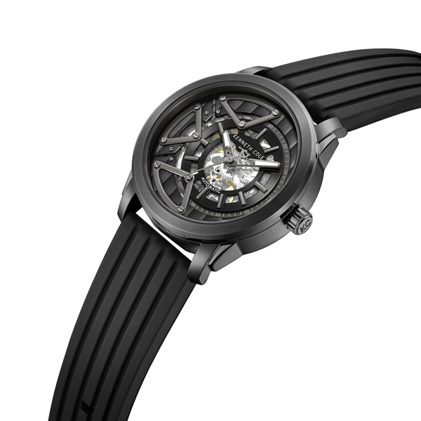 Mens Kenneth Cole New York® Automatic Black Watch - KCWGZ0064901