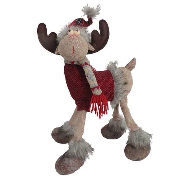 Santa's Workshop 16in.  Standing Country Moose - image 