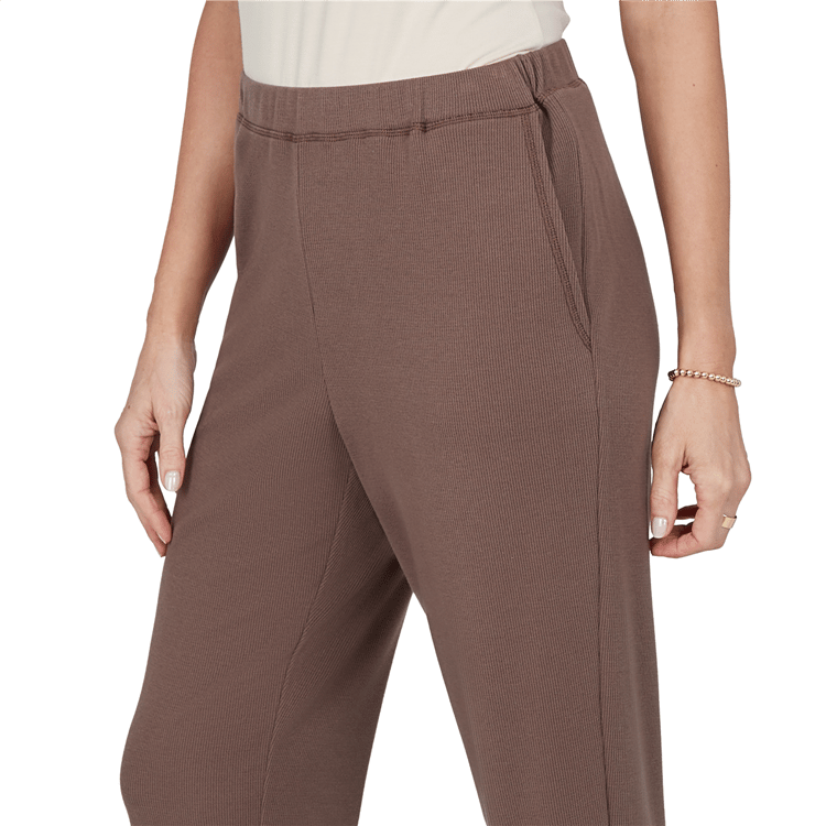 Petite Alfred Dunner Luxe Be A Lady Rib Knit Pull On Pants