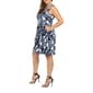 Plus Size 24/7 Comfort Apparel Paisley Tailored Fit & Flare Dress - image 3