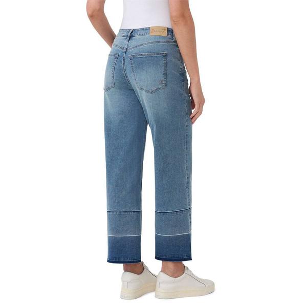 Womens Seven7 Released Hem Wide Leg Jeans