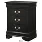 Passion Furniture Louis Philippe 3-Drawer Nightstand - image 13