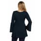 Plus Size 24/7 Comfort Apparel Bell Sleeve Flared Maternity Top - image 2