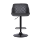 Armen Living Toby Faux Leather Adjustable Height Swivel Bar Stool - image 2